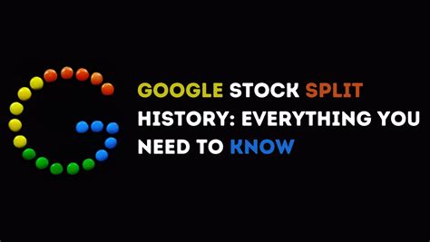 google stock split history